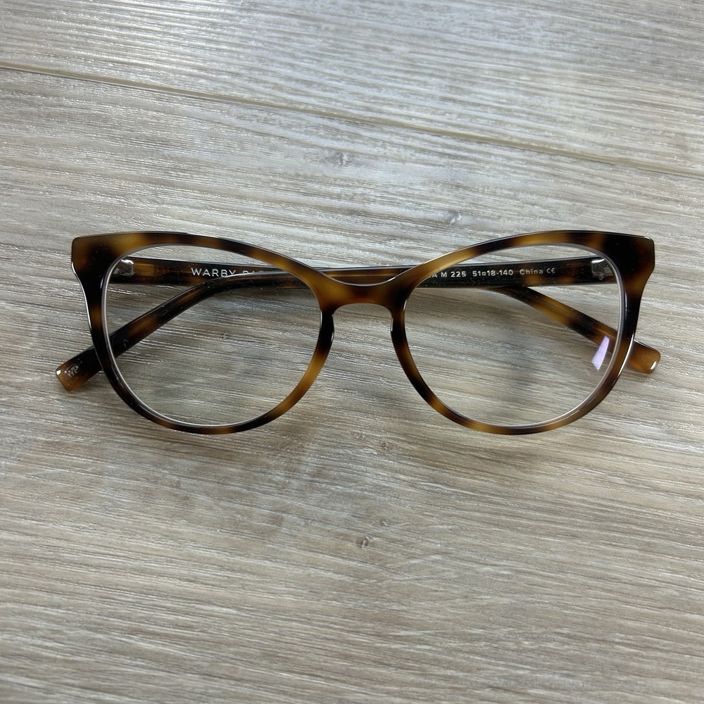 Warby Parker x Noah Shea M 225 Brown Tortoise Eyeglasses **Frames Only**